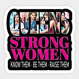 Latina Queens Strong Women Know Them Be Them Raise Them Stronger Together Hispanic Woman Empowerment Equity Sticker